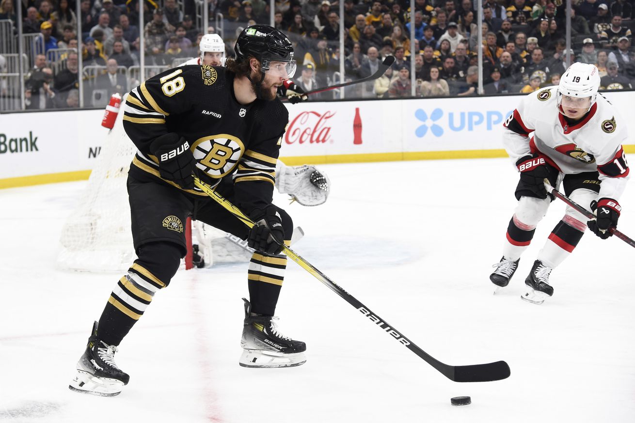 NHL: Ottawa Senators at Boston Bruins