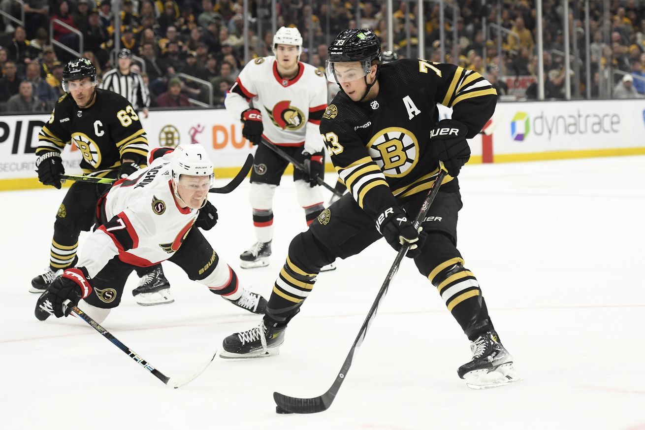 NHL: Ottawa Senators at Boston Bruins