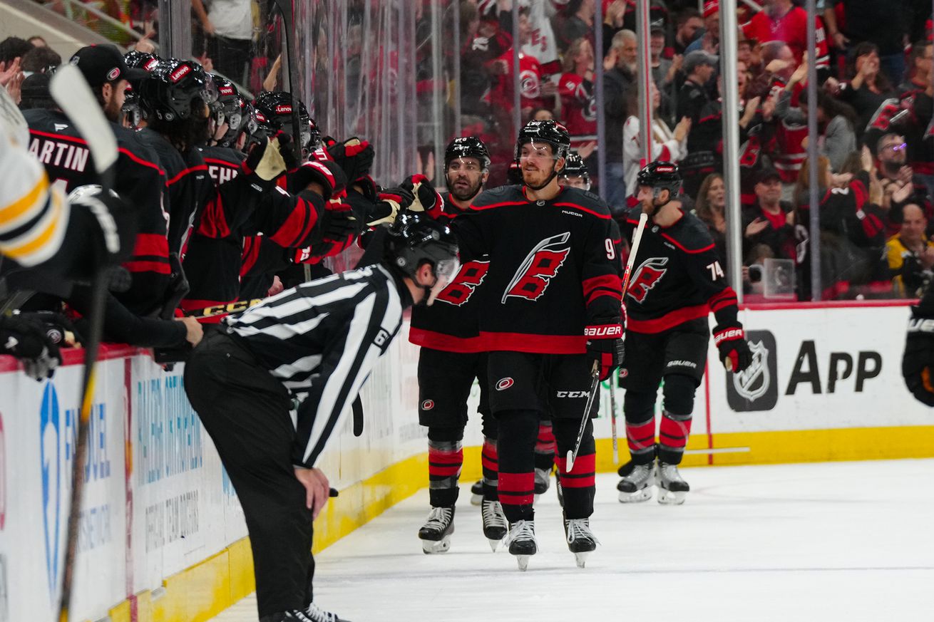 NHL: Boston Bruins at Carolina Hurricanes