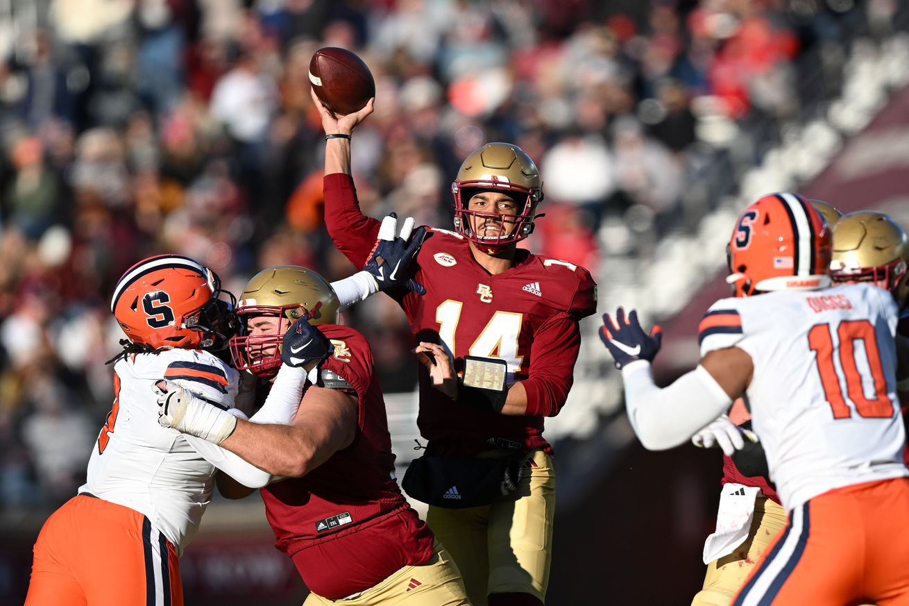 NCAA Football: Syracuse at Boston College