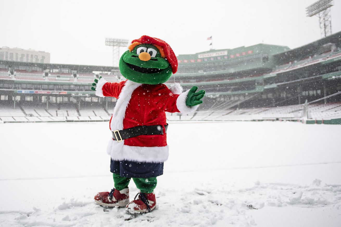 Fenway Park Snow