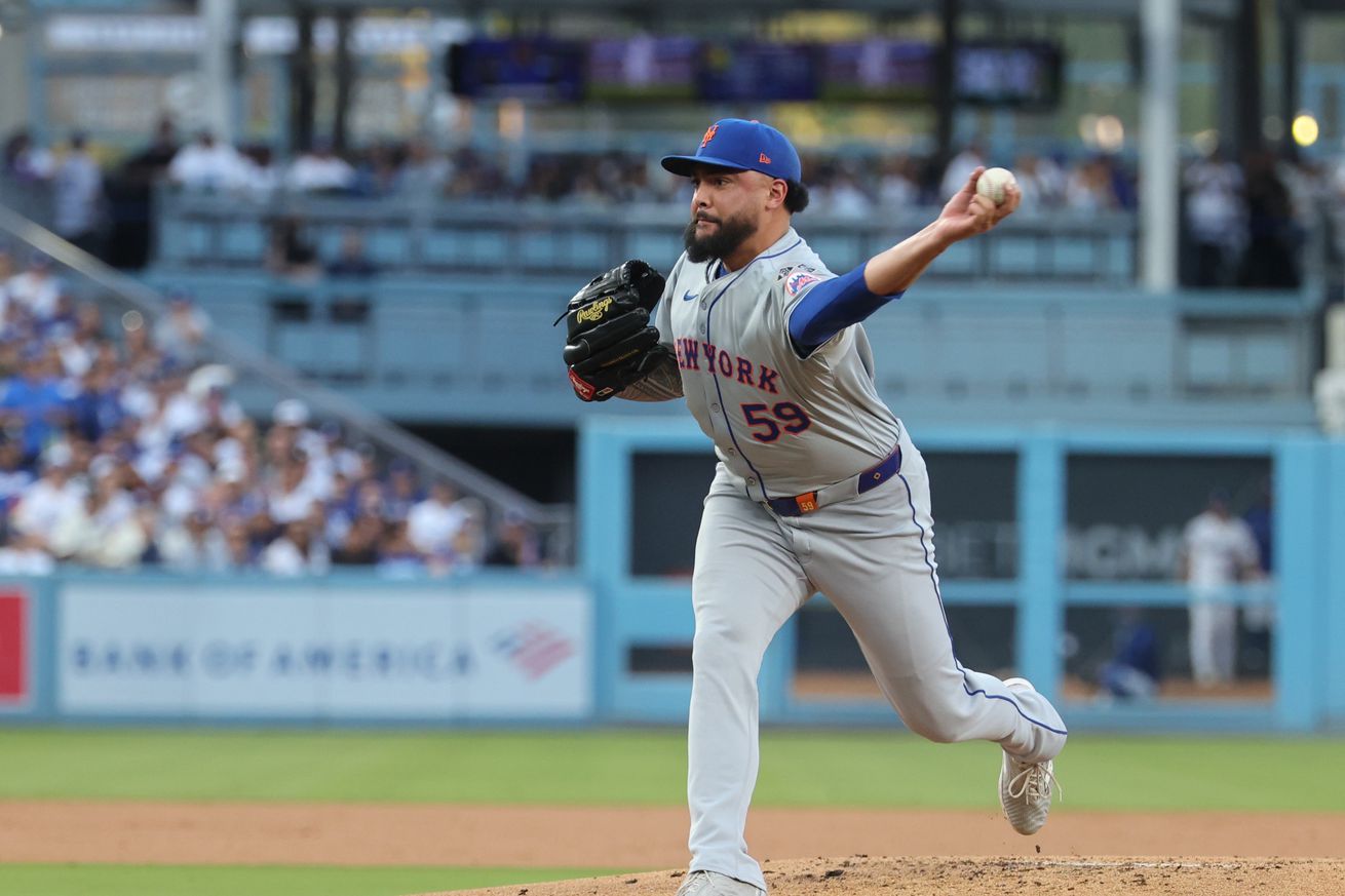 New York Mets Pitcher Sean Manaea in Game 6 of the NLCS