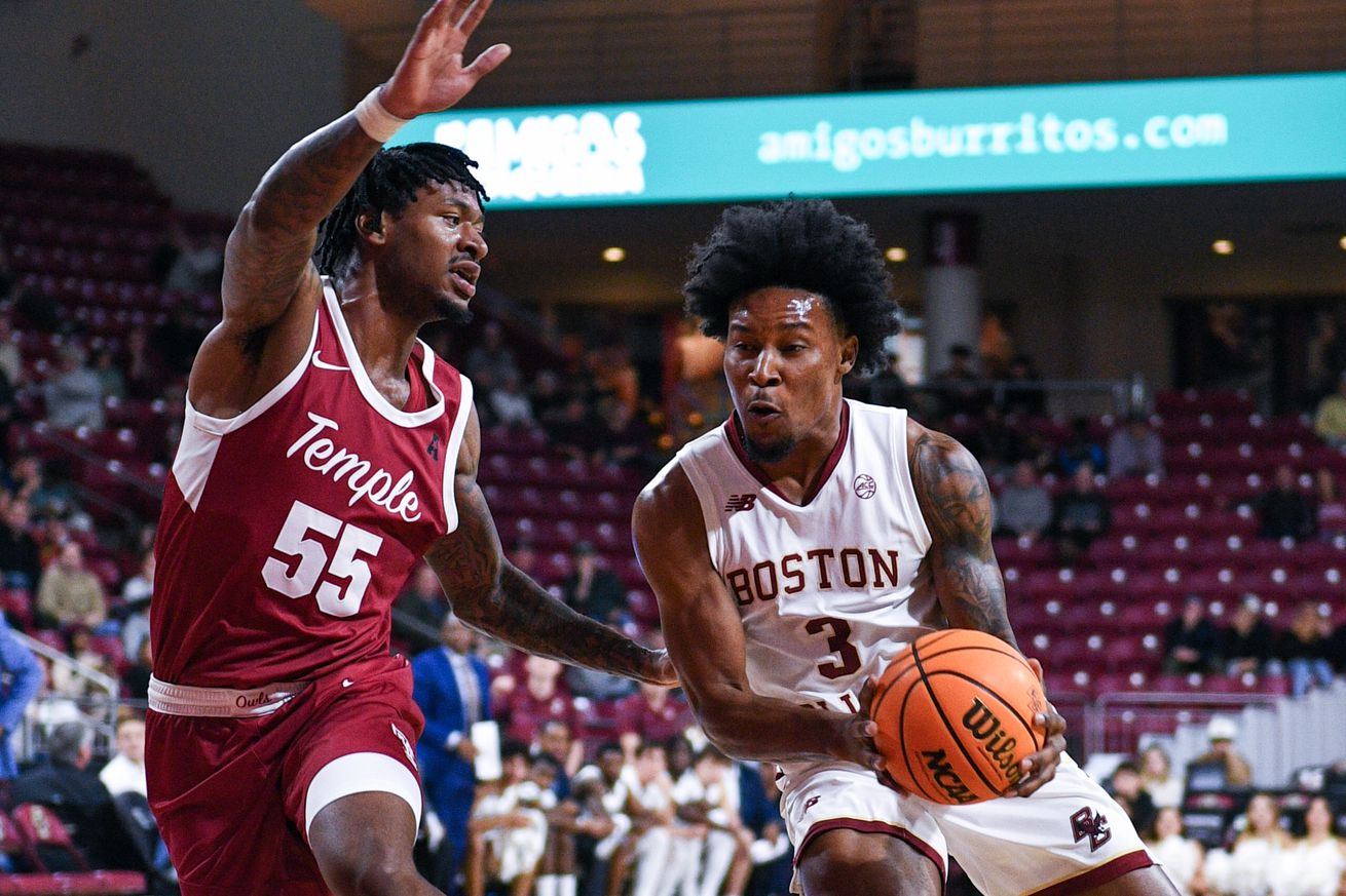 COLLEGE BASKETBALL: NOV 15 Temple at Boston College