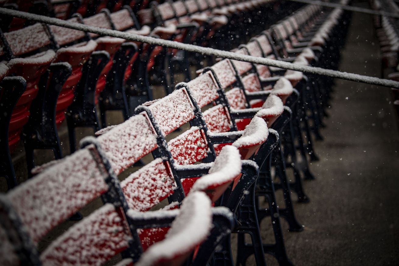 Fenway Park Snow