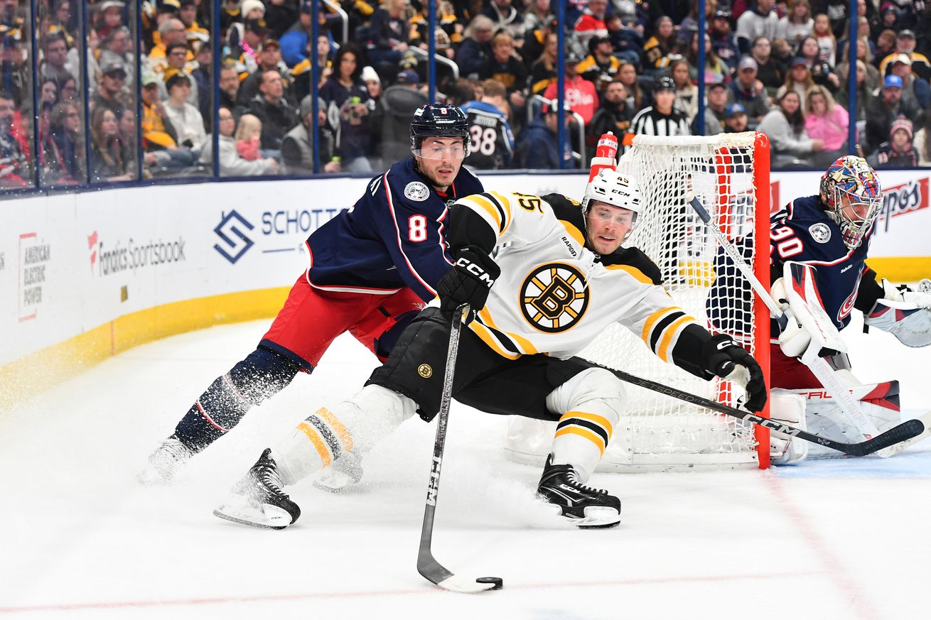 Boston Bruins v Columbus Blue Jackets