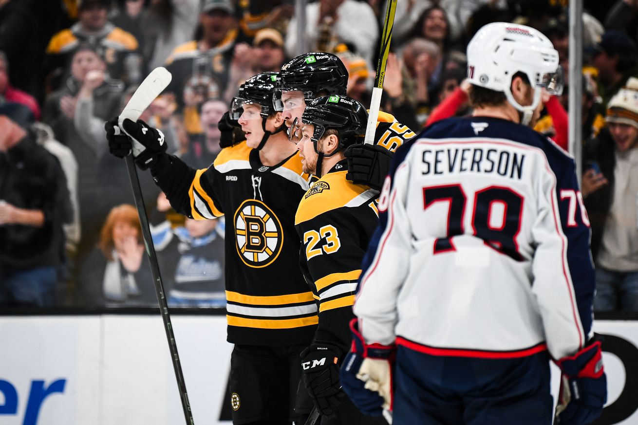 Columbus Blue Jackets v Boston Bruins