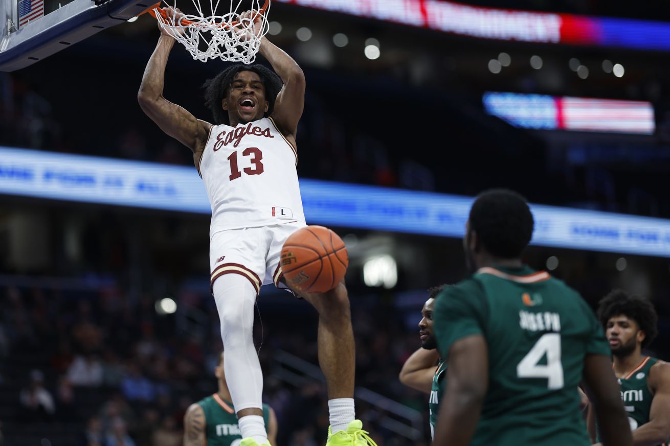 NCAA Basketball: ACC Conference Tournament First Round-Miami vs Boston College