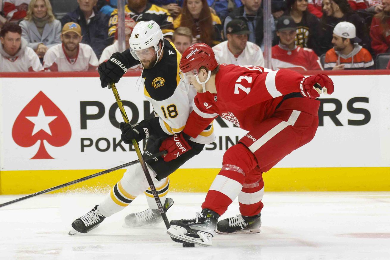 NHL: Boston Bruins at Detroit Red Wings