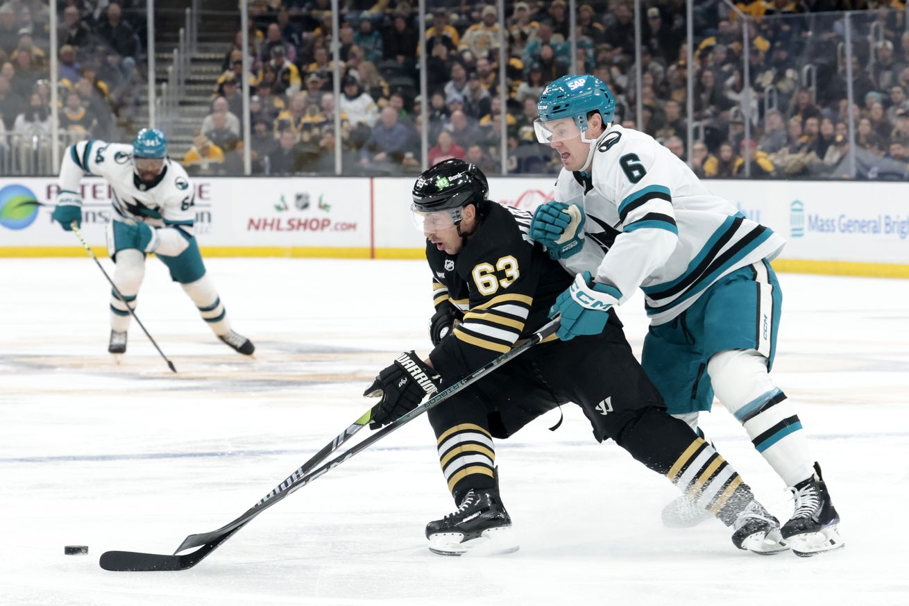 NHL: NOV 30 Sharks at Bruins