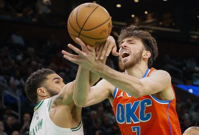 Oklahoma City Thunder (100) Vs. Boston Celtics (135) At TD Garden