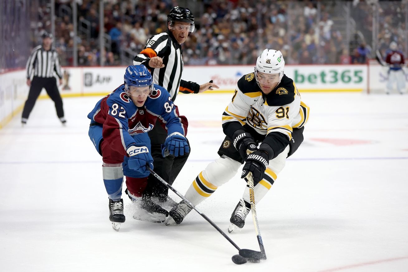 Boston Bruins v Colorado Avalanche