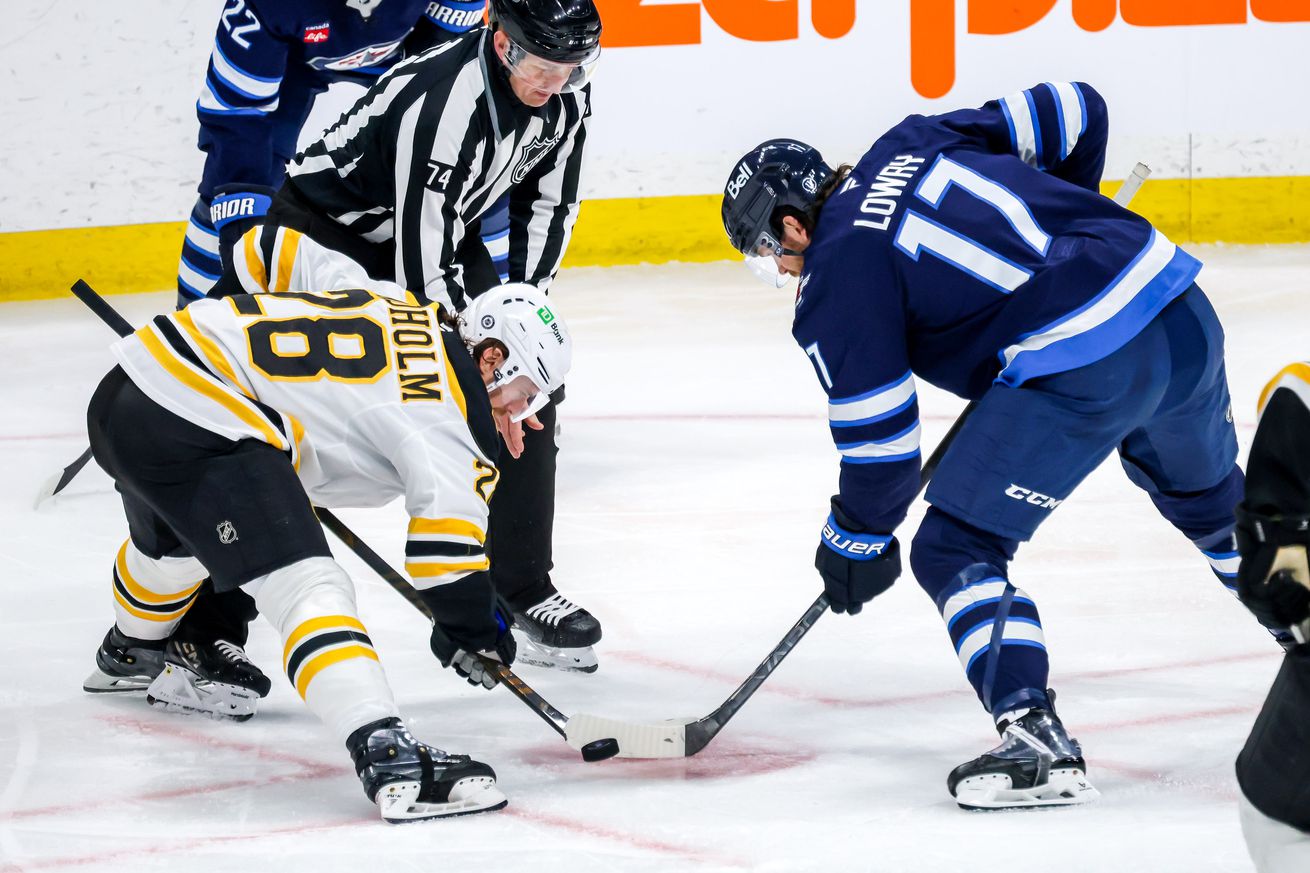 Boston Bruins v Winnipeg Jets