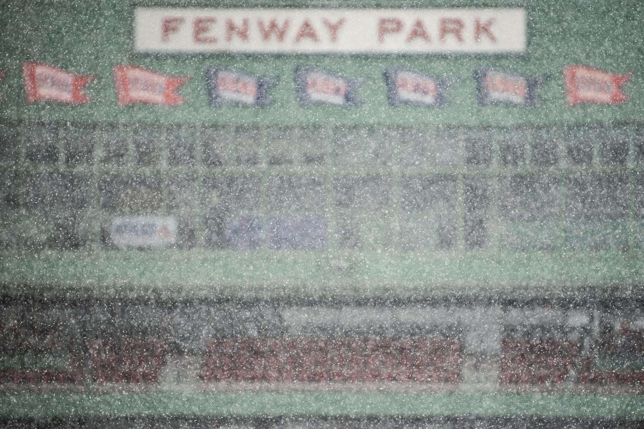 Fenway Park Snow