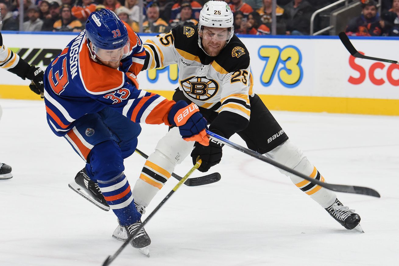 Boston Bruins v Edmonton Oilers