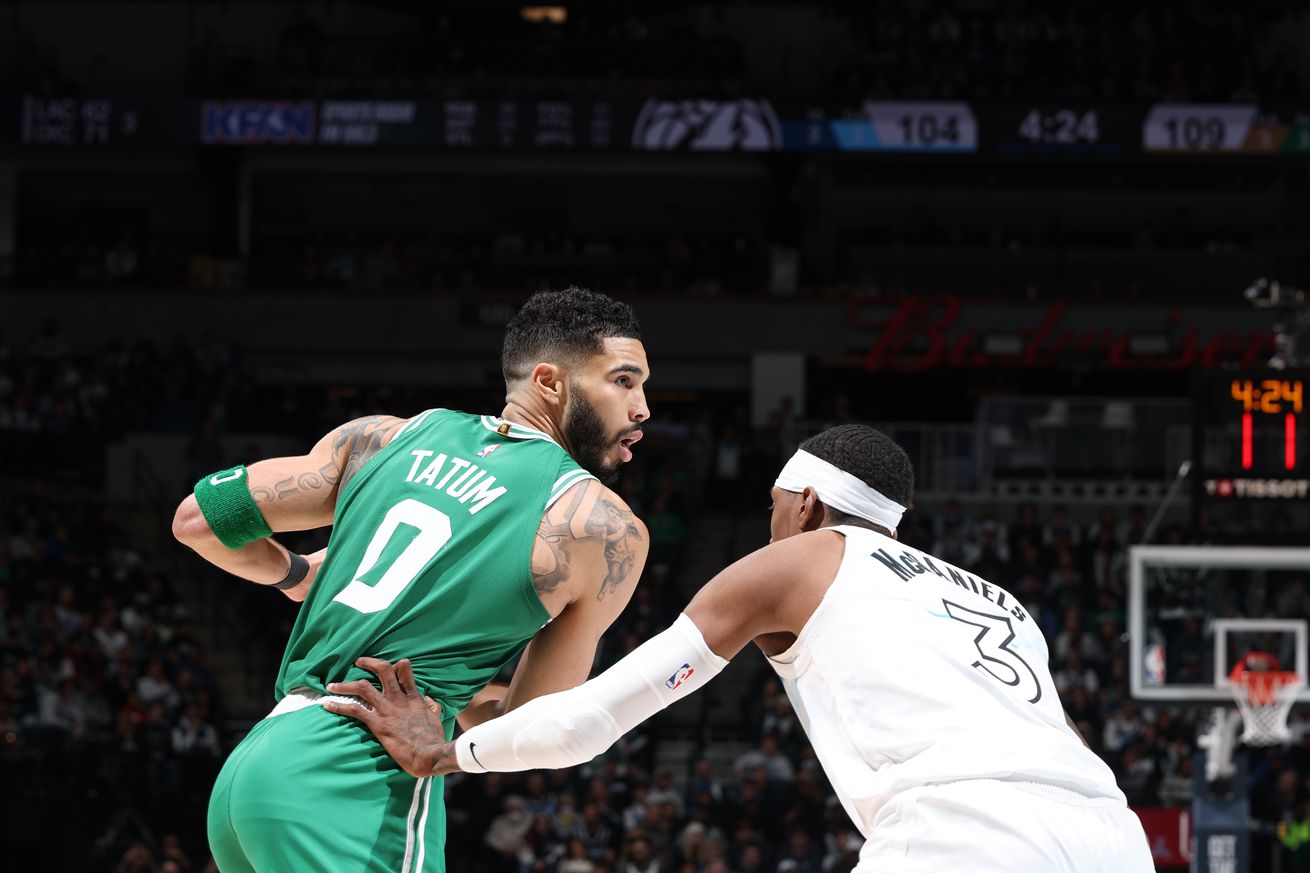 Boston Celtics v Minnesota Timberwolves