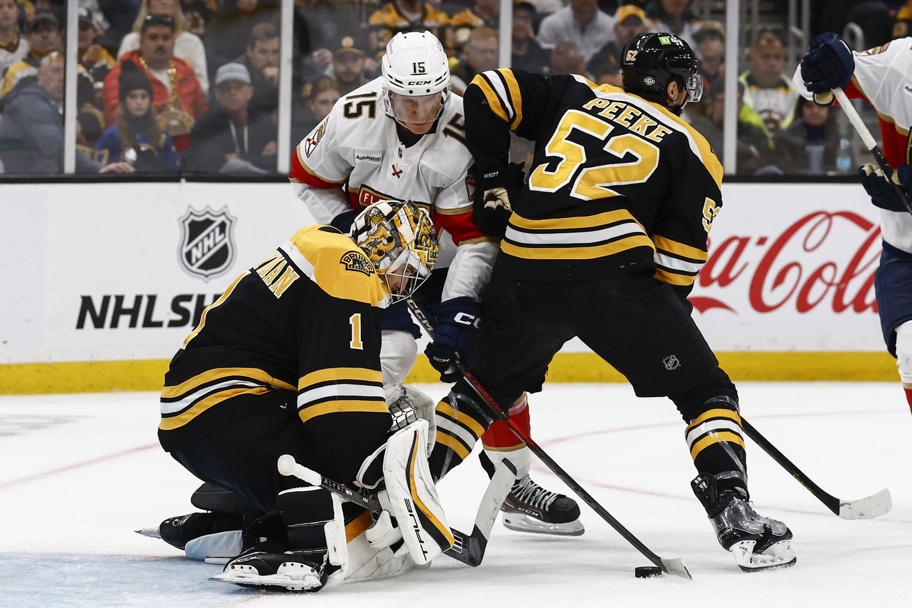 NHL: Florida Panthers at Boston Bruins