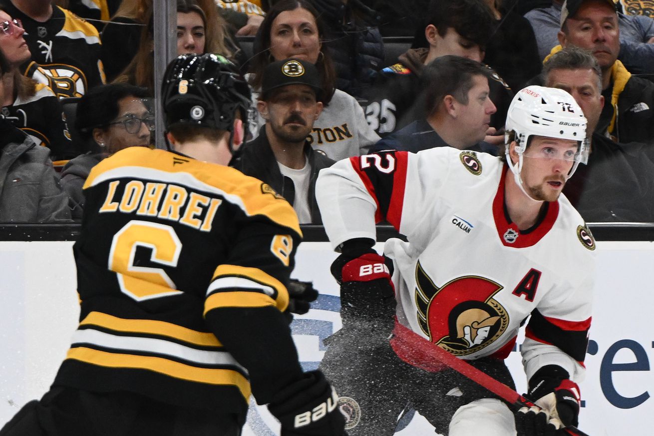 NHL: Ottawa Senators at Boston Bruins