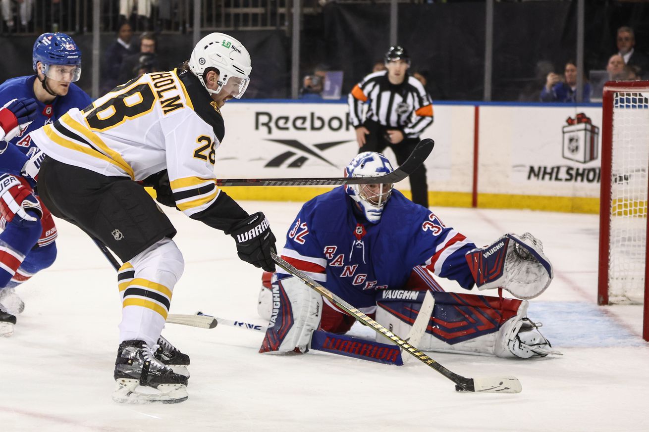 NHL: Boston Bruins at New York Rangers