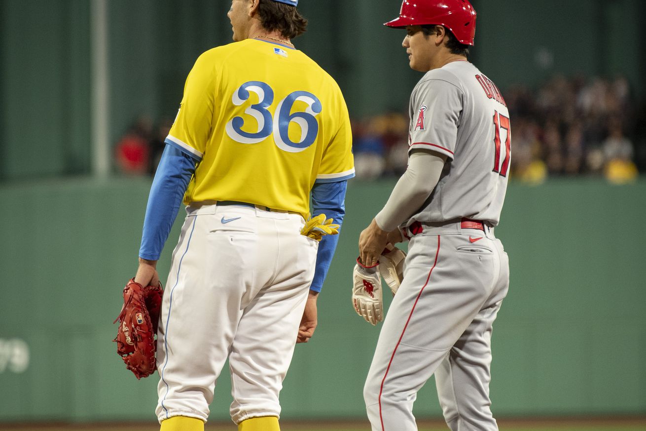 Los Angeles Angels v Boston Red Sox