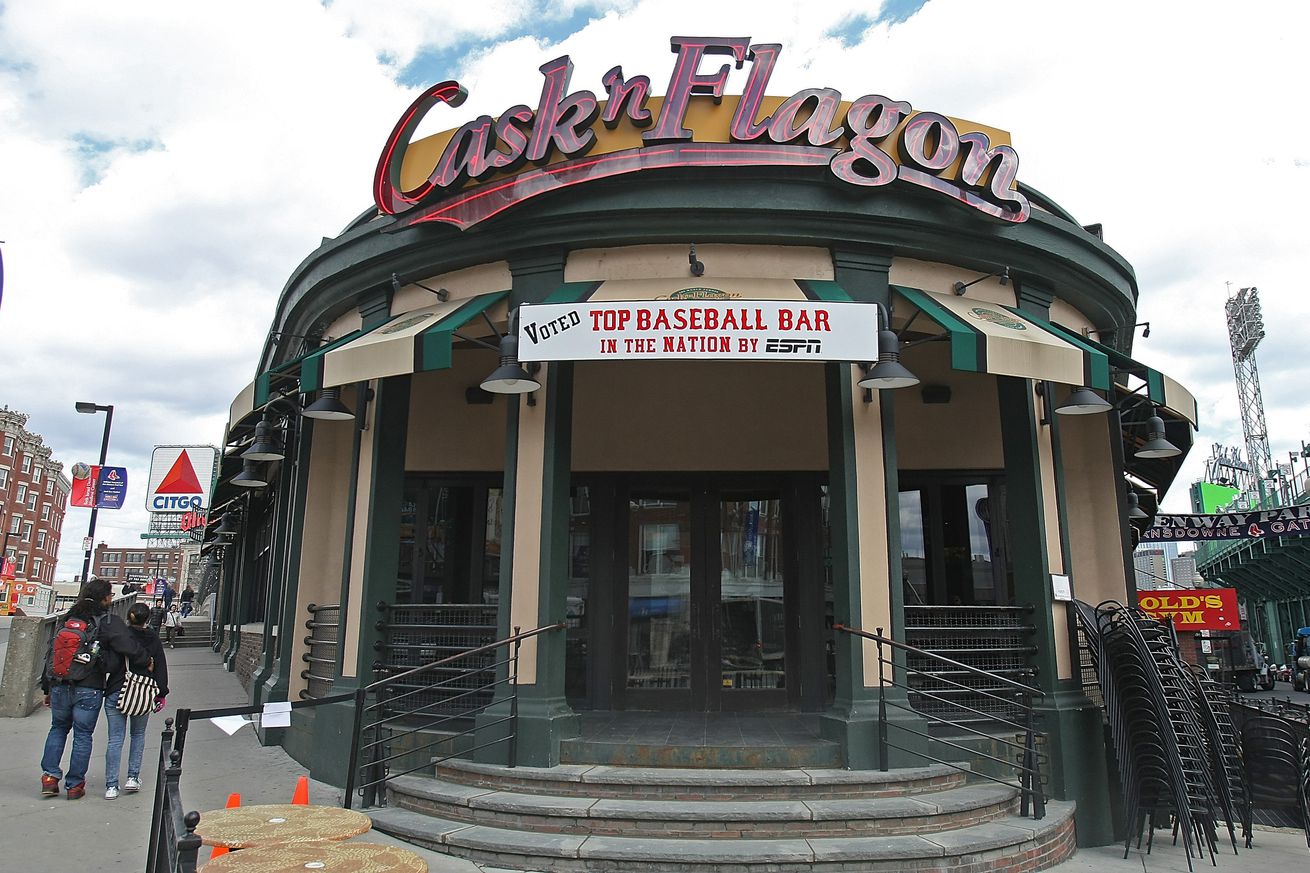 Boston, MA Ñ The Cask’n Flagon is the best place to people watch. For the Best of Fenway feature. Wednesday, April 6, 2011. Staff Photo by Matthew West.