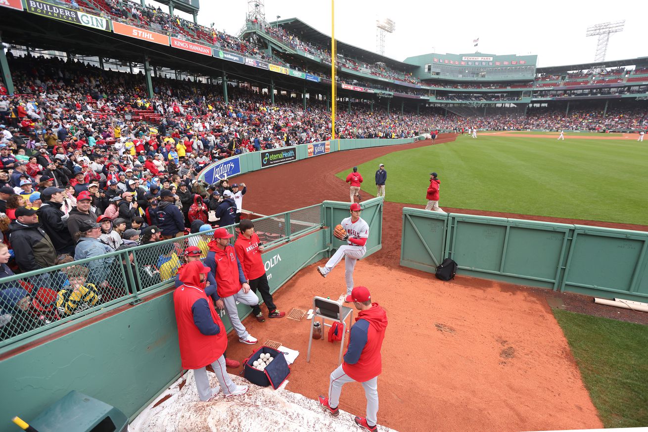 Los Angeles Angels v Boston Red Sox