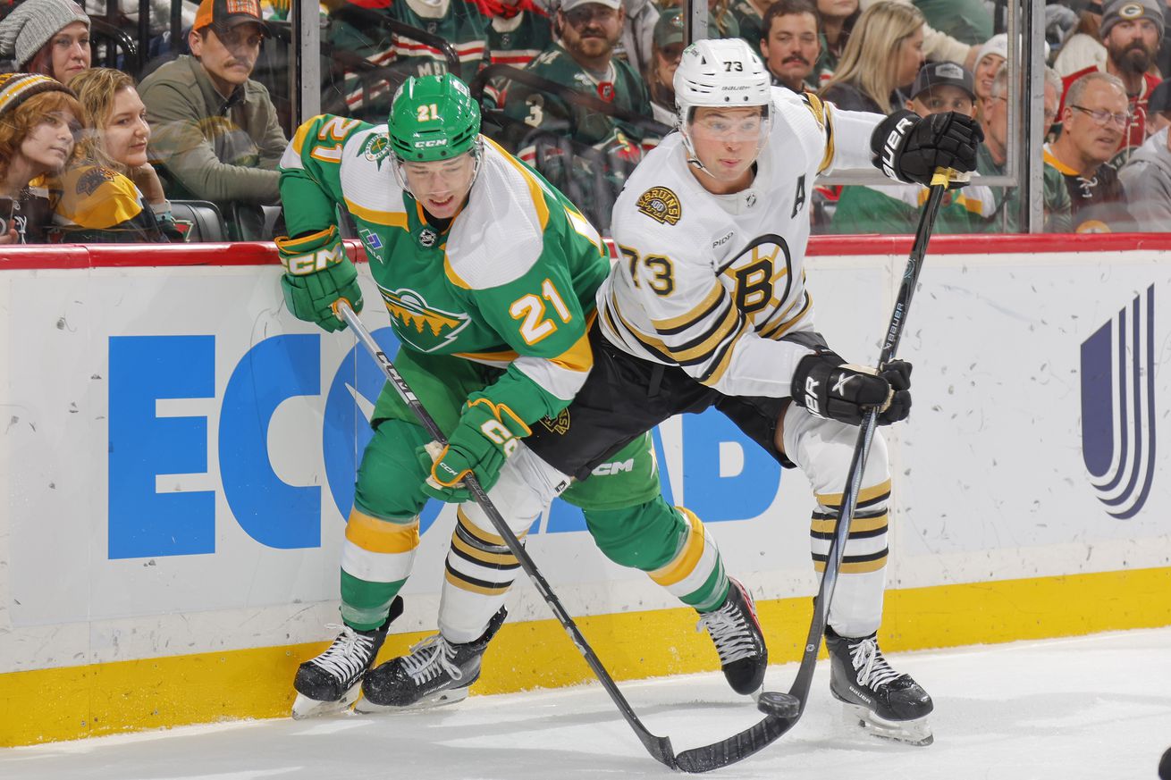 Boston Bruins v Minnesota Wild