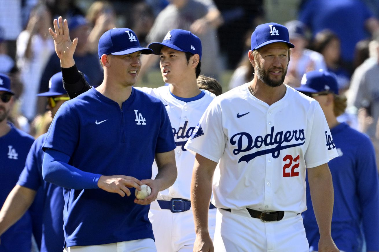 Los Angeles Dodgers defeated the St. Louis Cardinals 7-1 to win a opening day baseball game at Dodger Stadium in Los Angeles.