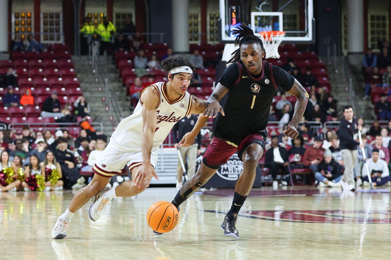 COLLEGE BASKETBALL: FEB 01 Florida State at Boston College