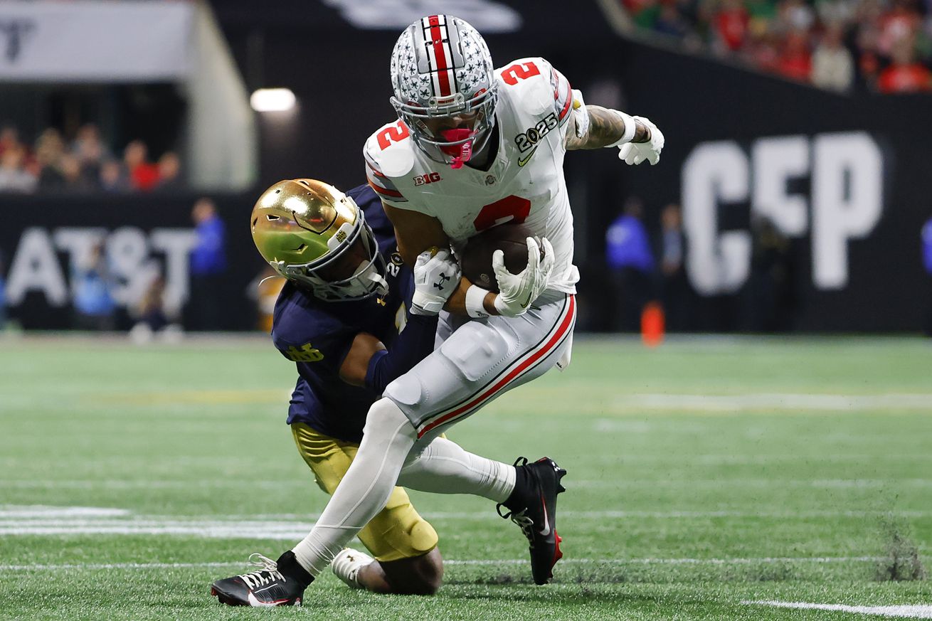 2025 CFP National Championship Presented by AT&T- Ohio State v Notre Dame