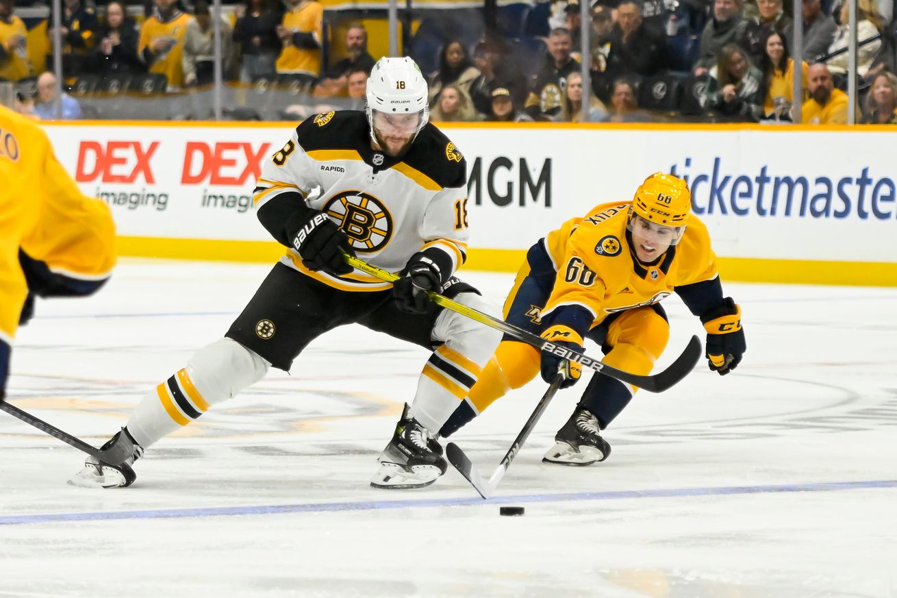 NHL: Boston Bruins at Nashville Predators