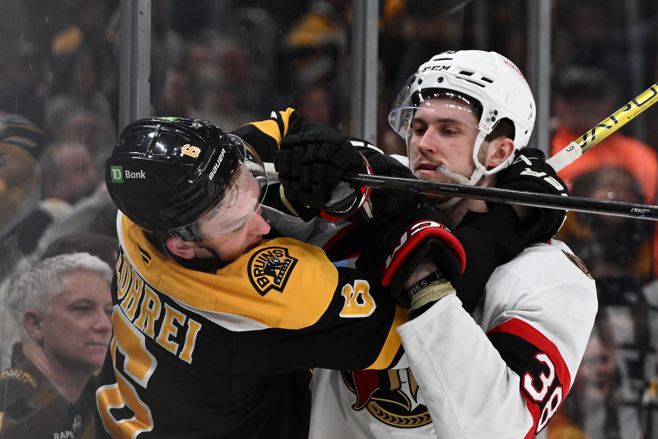 NHL: Ottawa Senators at Boston Bruins