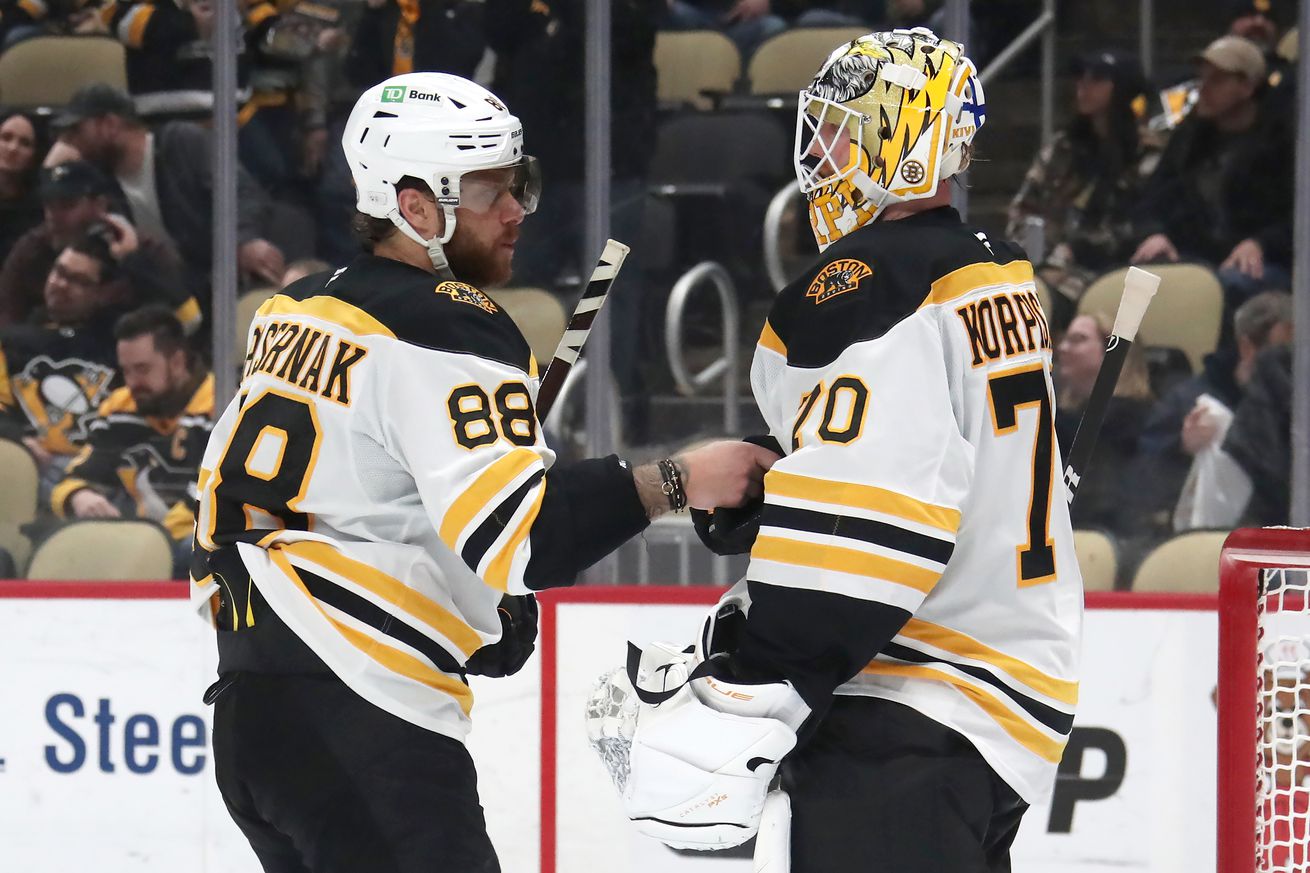 NHL: Boston Bruins at Pittsburgh Penguins